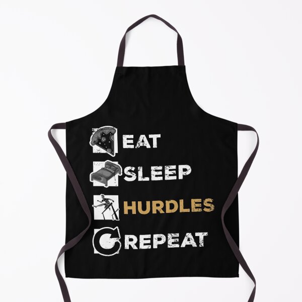 Item preview, eat sleep hurdles repeat designed and sold by noahs-shop.