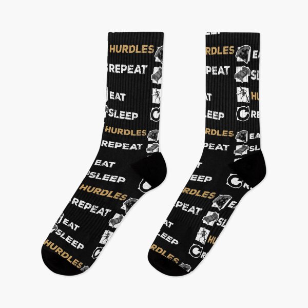 Item preview, eat sleep hurdles repeat designed and sold by noahs-shop.