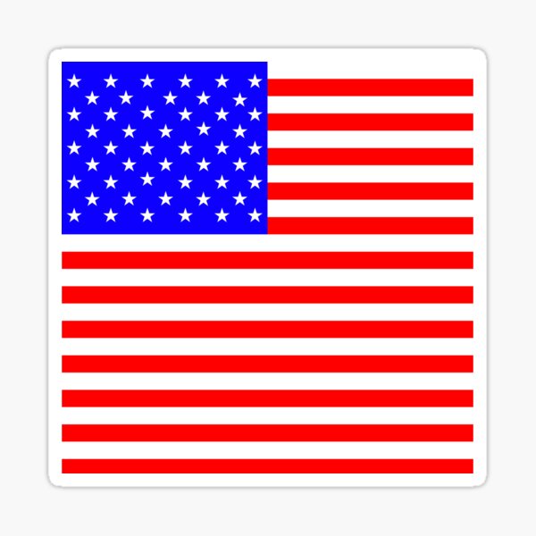 "American Flag Swag" Sticker for Sale by Voxarto Redbubble