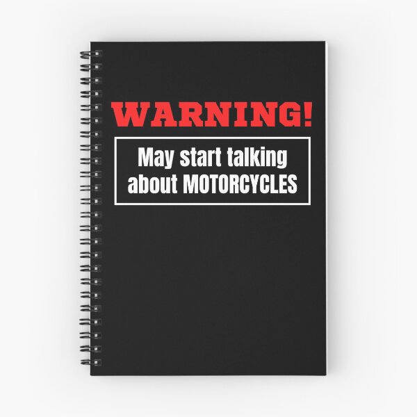 Item preview, Warning May Start Talking About Motorcycles designed and sold by TeePartyHost.