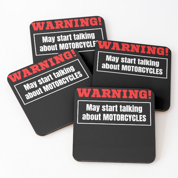 Item preview, Warning May Start Talking About Motorcycles designed and sold by TeePartyHost.