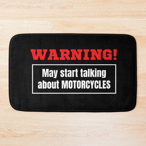 Item preview, Warning May Start Talking About Motorcycles designed and sold by TeePartyHost.