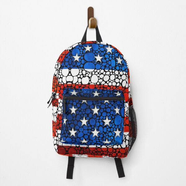 Item preview, American Flag - USA Stone Rock'd Art United States Of America designed and sold by Sharon Cummings Art.