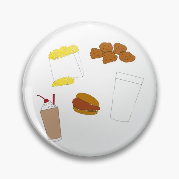 Item preview, fast food stickers designed and sold by ideasbymadison.