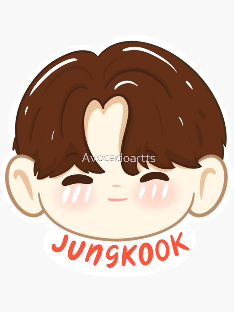 Jungkook BTS Sticker for Sale by IHCreates