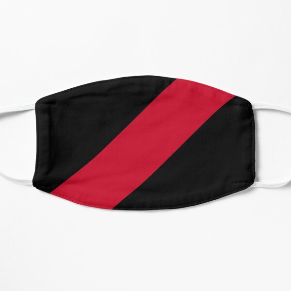 Red & Black Flat Mask