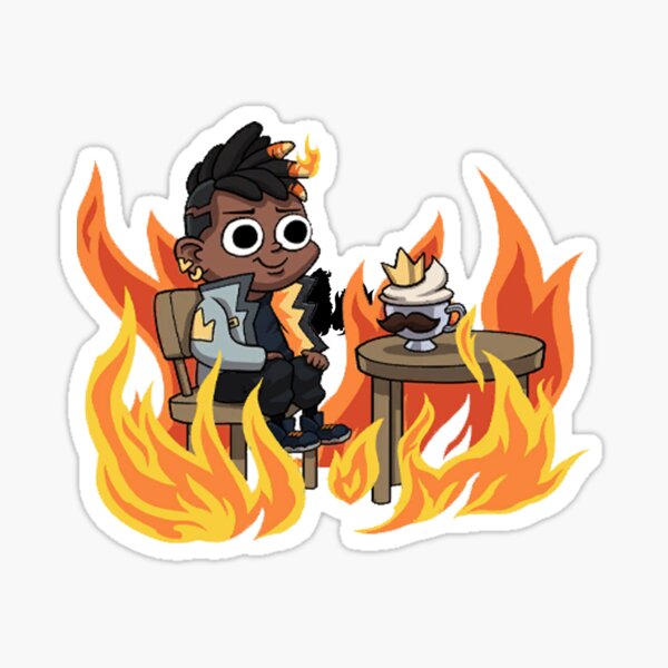 Valorant Phoenix Spray Stickers Redbubble 