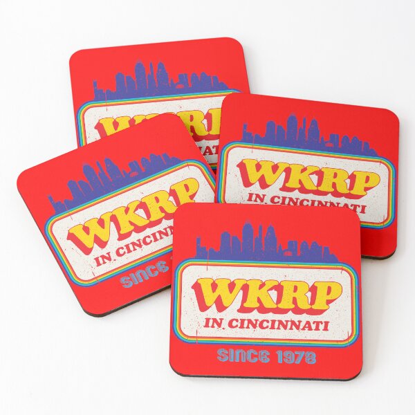 Item preview, WKRP in Cincinnati skyline logo designed and sold by Alema Art.