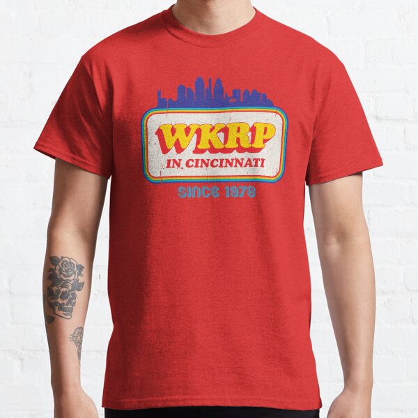 DankFutura Wkrp in Cincinnati Vintage Tribute Logo Design T-Shirt