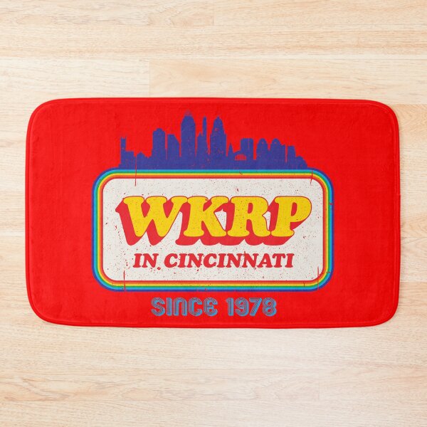 Item preview, WKRP in Cincinnati skyline logo designed and sold by Alema Art.