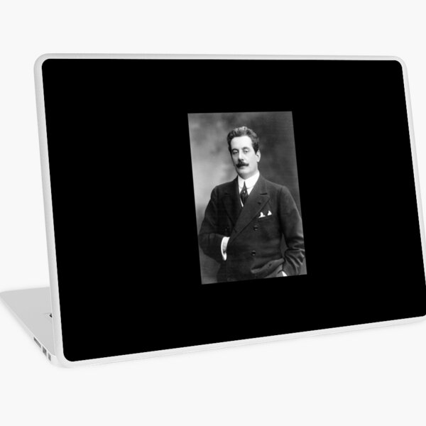 Giacomo Puccini, Italian Composer Laptop Skin