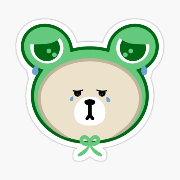 Sad Bear Sticker