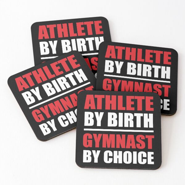Item preview, Athlete by birth, gymnast by choice designed and sold by TendyTees.