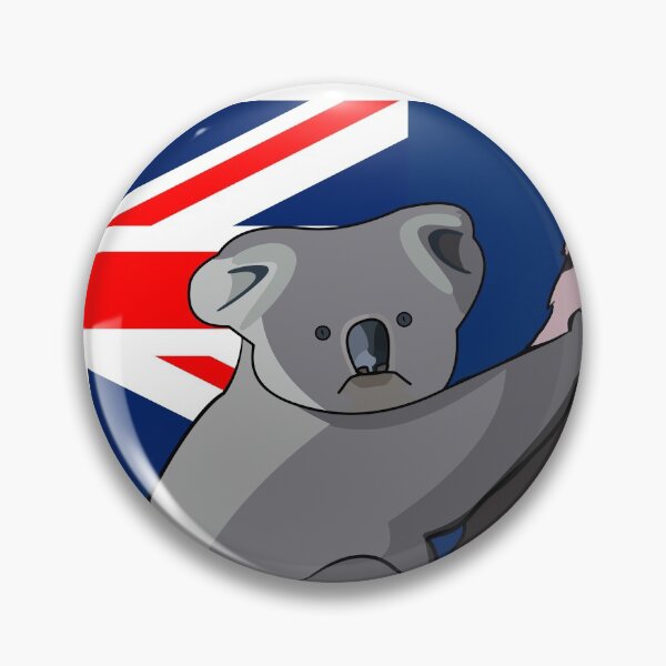 Item preview, Koala On Tree with Australian Flag designed and sold by SankDesigns.