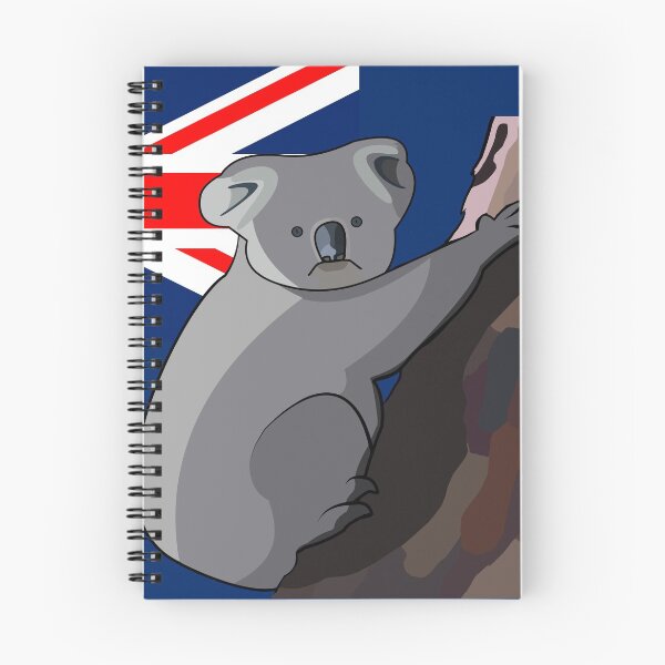 Item preview, Koala On Tree with Australian Flag designed and sold by SankDesigns.