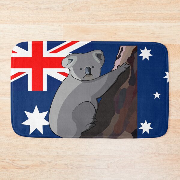 Item preview, Koala On Tree with Australian Flag designed and sold by SankDesigns.