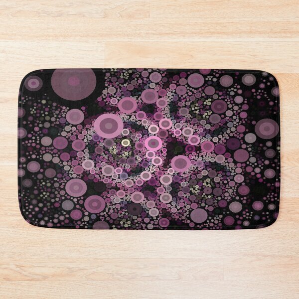 Item preview, Cute Aesthetic Circles pattern fashion trend colors pink and dark gift for digital art lover  designed and sold by AYACHI90.