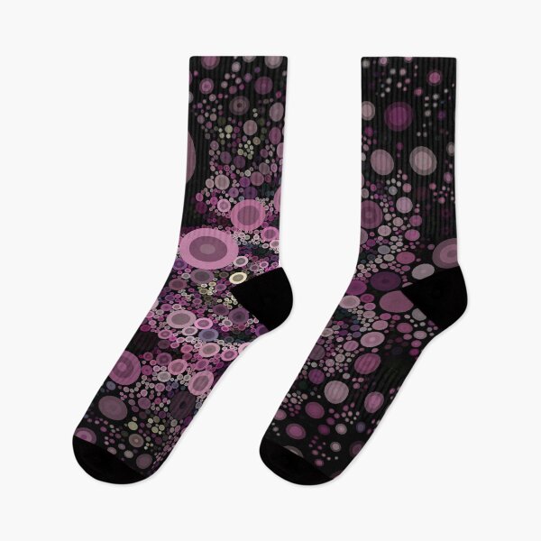 Item preview, Cute Aesthetic Circles pattern fashion trend colors pink and dark gift for digital art lover  designed and sold by AYACHI90.