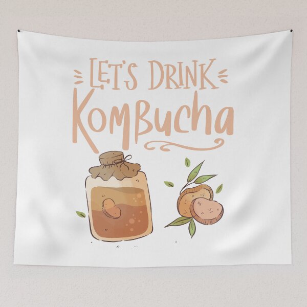 Item preview, Let's Drink Kombucha designed and sold by DesignByJK.