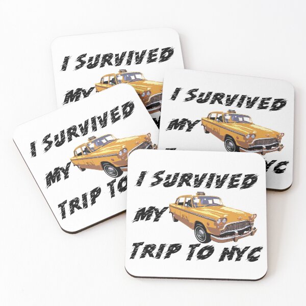 Item preview, I Survived My Trip To NYC T-Shirt, New York Yellow Taxi Shirt designed and sold by UniqueStylistic.