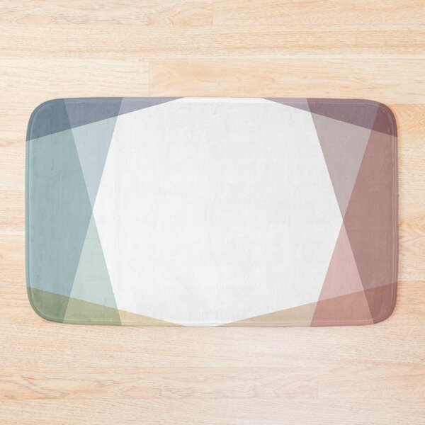 Item preview, Muted Rainbow Colors Geometric Edges designed and sold by littledesignco.