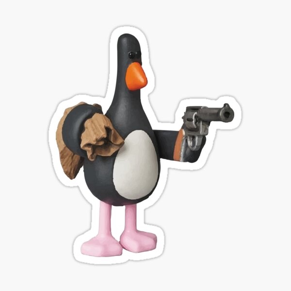 Wallace and gromit penguin Sticker