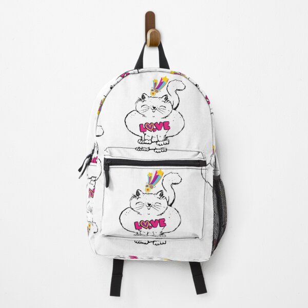 Item preview, Love Cat Fat Cat Drawing Illustration designed and sold by Beluved.