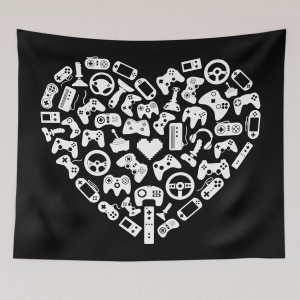 Item preview, Gaming Heart designed and sold by MisterMacadamia.