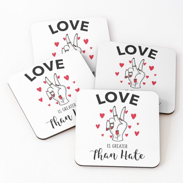 Item preview, Love Is Greater Than Hate designed and sold by AmberSiraj.