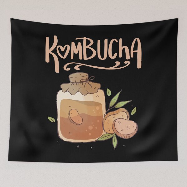 Item preview, Healthy Homemade Kombucha in a Jar designed and sold by DesignByJK.