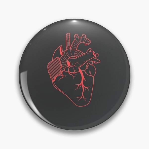 Item preview, Anatomical Human Heart - Red Valentines Day Design designed and sold by Adonalyn.