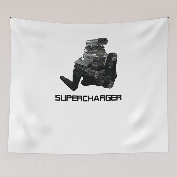 Item preview, Motor V8 Supercharger Blower designed and sold by NiceShirtY.