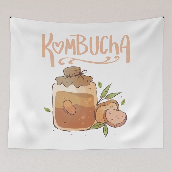 Item preview, Healthy Homemade Kombucha in a Jar designed and sold by DesignByJK.