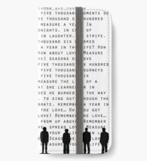 Jahreszeiten der Liebe (Schwarz) iPhone Flip-Case/Hülle/Klebefolie