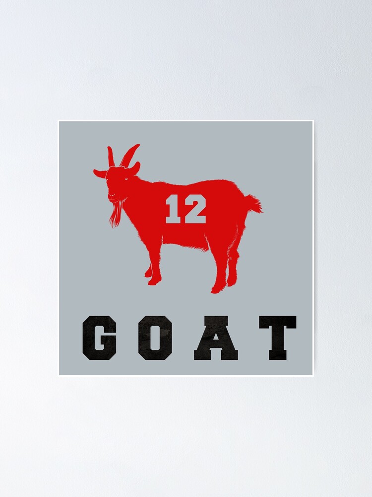 Tom Brady CREW GOAT/ Tampa Bay New England Goat Crew 