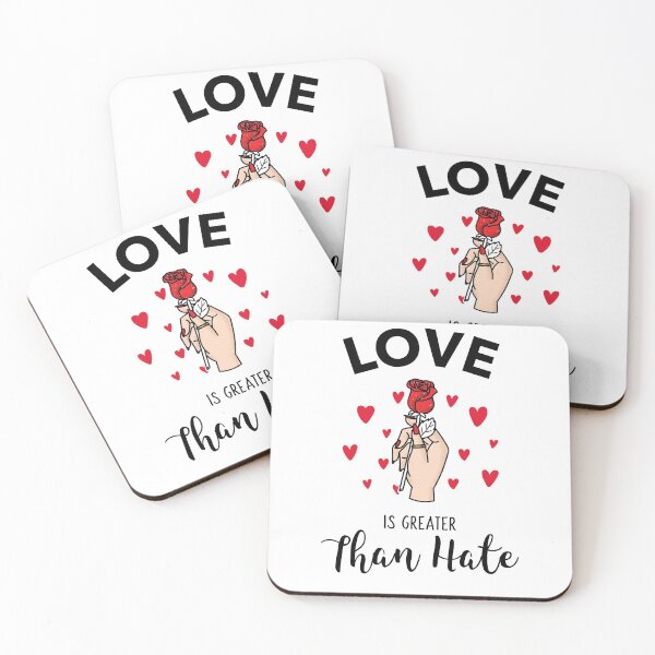 Item preview, Love Is Greater Than Hate designed and sold by AmberSiraj.