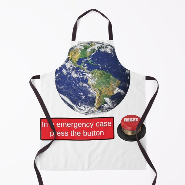 Item preview, reset planet earth button designed and sold by NiceShirtY.