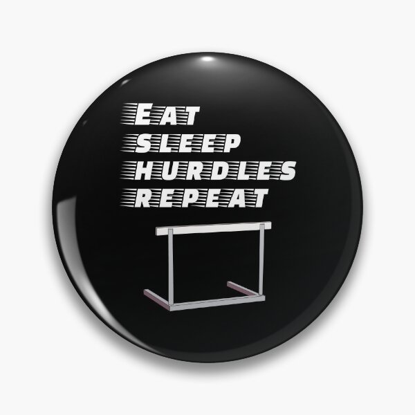 Item preview, eat sleep hurdles repeat designed and sold by Sinovius.