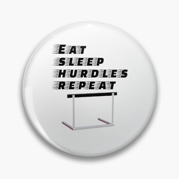 Item preview, eat sleep hurdles repeat designed and sold by Sinovius.