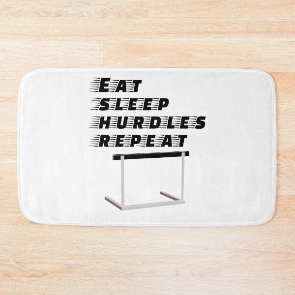 Item preview, eat sleep hurdles repeat designed and sold by Sinovius.