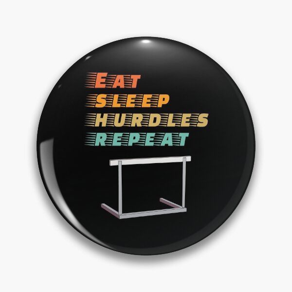 Item preview, eat sleep hurdles repeat designed and sold by Sinovius.