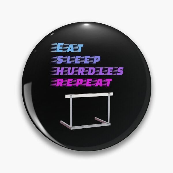 Item preview, eat sleep hurdles repeat designed and sold by Sinovius.