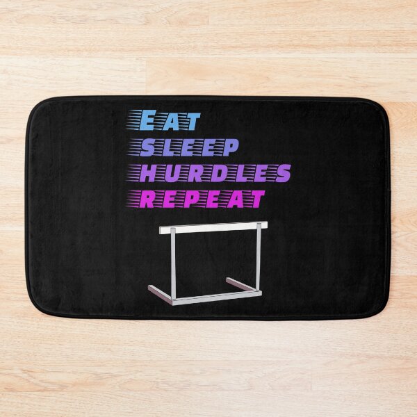 Item preview, eat sleep hurdles repeat designed and sold by Sinovius.
