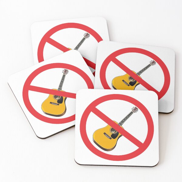 Item preview,  No Guitar Sign designed and sold by ProhibitionStickers.