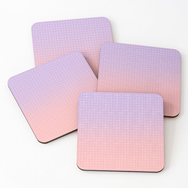 Item preview, Pink and purple gradient grid designed and sold by primapixie.
