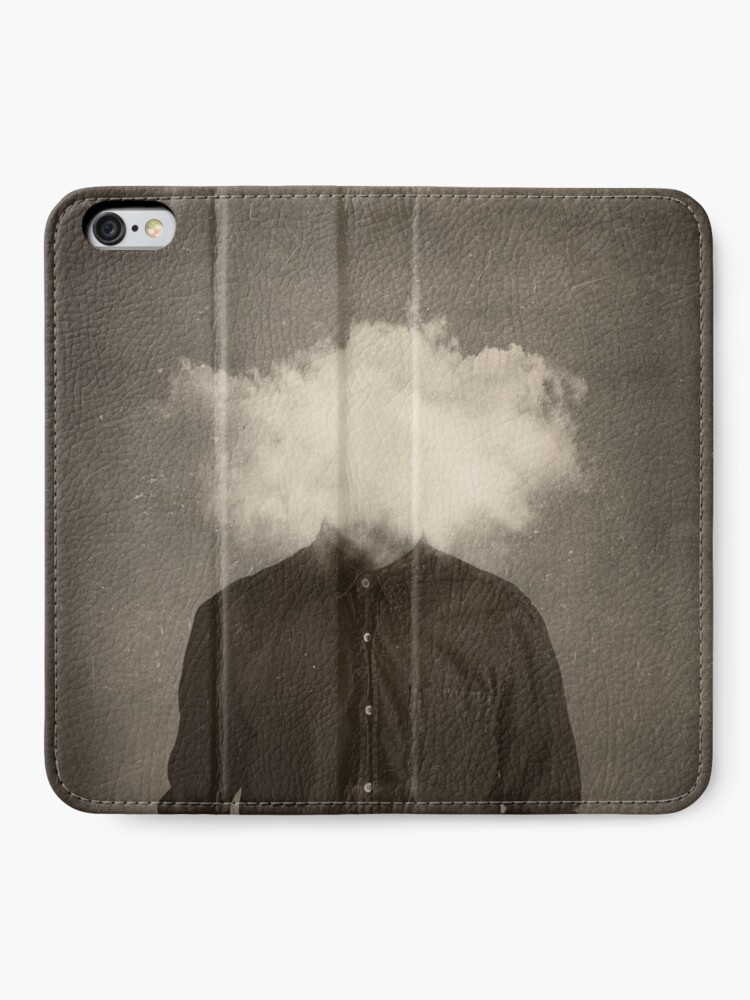Alternate view of head in the clouds iPhone Wallet