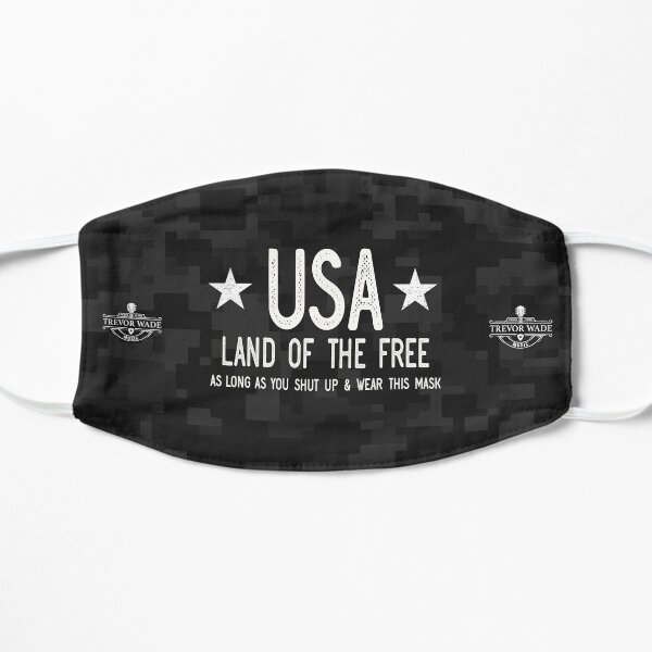 USA - Land of the Free? Flat Mask