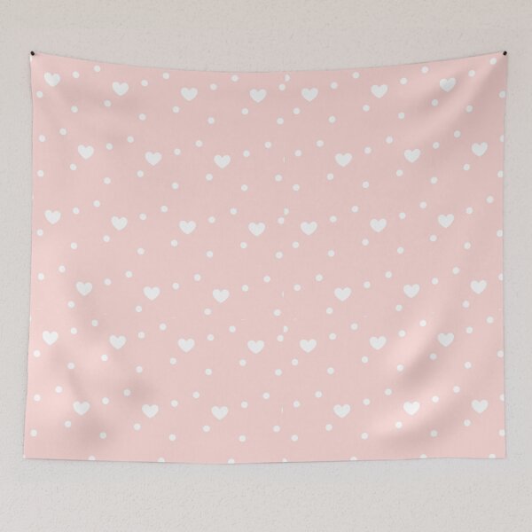 Item preview, Pink with Hearts Digital Art  designed and sold by TheHutchGal.