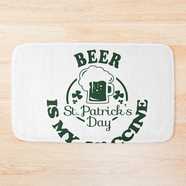 Item preview, Beer is my vaccine - funny St. Patrick's Day design designed and sold by youngdstag.