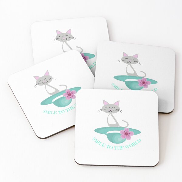 Item preview, Cat gives you advise to be Happy 6, Smile to the world designed and sold by CATSandHATS.